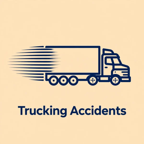 Trucking Accidents legal practice area illustration